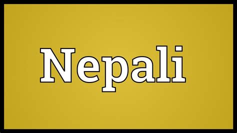 illustrates meaning in nepali